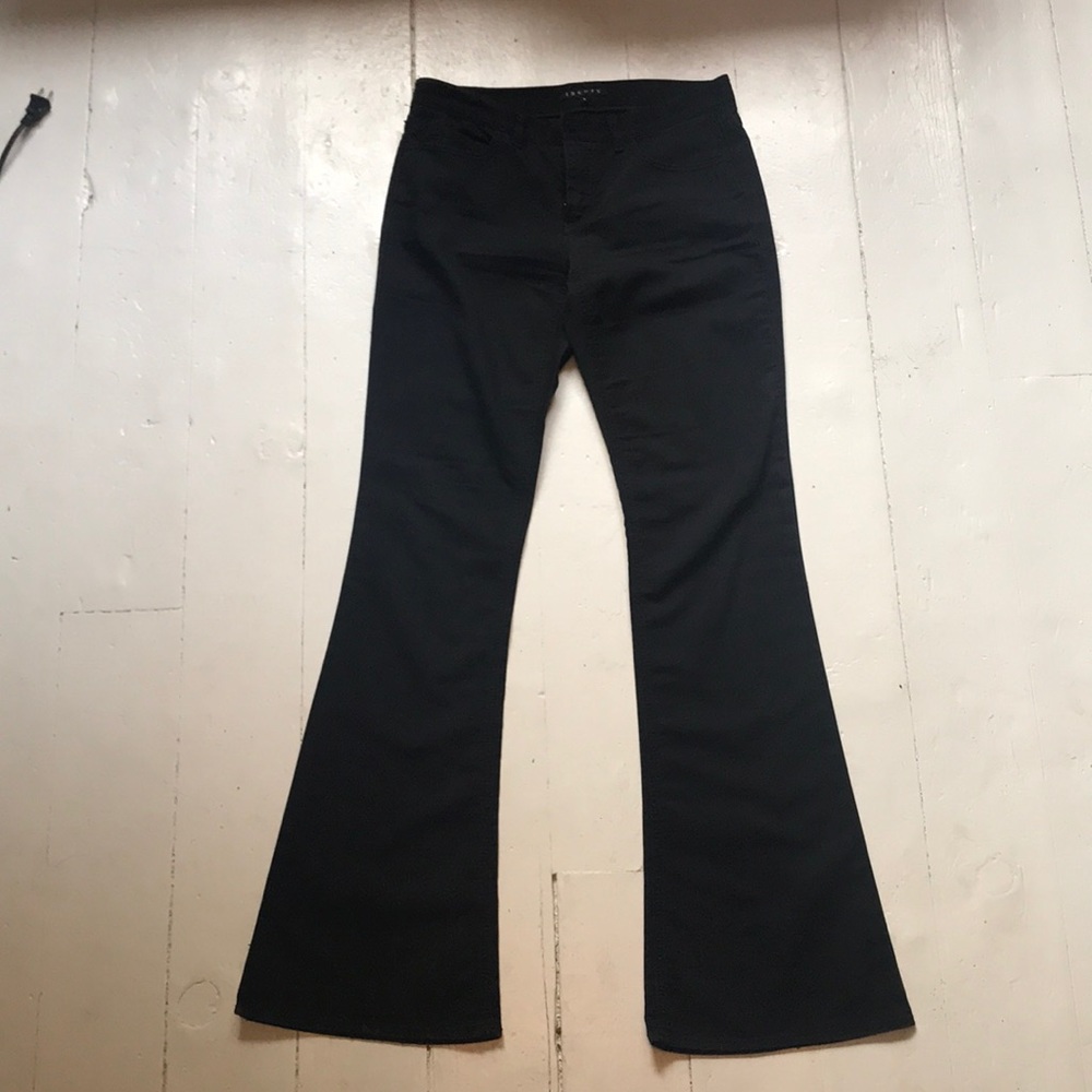 Black flare leg Theory pants